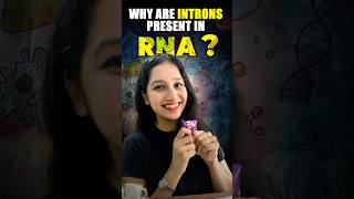 Why introns are present biology csirnet tifr neet neetpg neetbiology molecularbiology bio [upl. by Sanfourd]