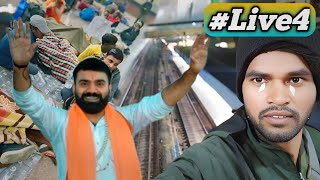 fatehpur relway station mein hu । youtube wale baba se milne aaye aur kya ho 😭 Live4 [upl. by Koffler223]