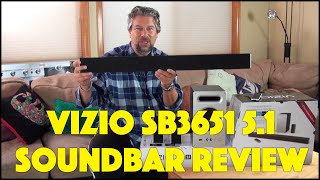 Vizio SB3651 51 Soundbar with Chromecast amp Bluetooth  REVIEWED [upl. by Lrad505]