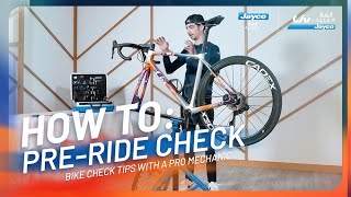 HOW TO PreRide Bike Check with a Pro Mechanic [upl. by Hulburt]