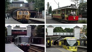 Heaton Park Station Manchester 1991  2012 Contrasts [upl. by Obla]