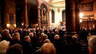 Froncysyllte Male voice choir performing in St Alukmunds church Whitchurch March 2013 [upl. by Austin918]