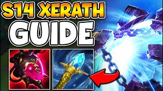 THE ULTIMATE XERATH MID GUIDE COMBOS RUNES BUILDS [upl. by Naaman]