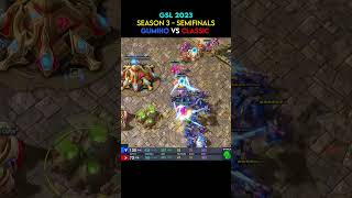 GuMiho vs Classic  Semifinals  GSL 2023  Highlight 2 shorts starcraft2 gsl [upl. by Blockus]