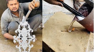 How to Make an Aluminum Casting Gate Grill Decor  DIY Gate Design Ideas [upl. by Wini]