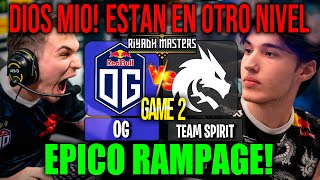 OG VS TEAM SPIRIT BO2 GAME 2 WISPER TIMADO CEB VS YATORO Y COLLAPSE RIYADH MASTERS 2024  DOTA [upl. by Assilram400]