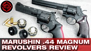 Marushin Gas 44 Magnum Revolvers Review [upl. by Niessuh653]