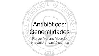 Farmacología  Antibióticos Generalidades [upl. by Irrahs]