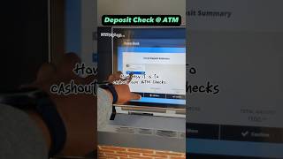 Fast ATM Check Deposit Cashout [upl. by Flory]