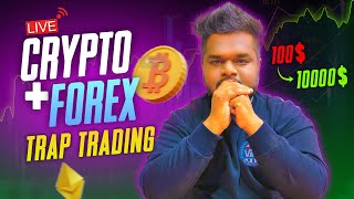 Forex and Crypto Live Market Analysis  9 Aug  SwappyTrading0101 [upl. by Tessie]