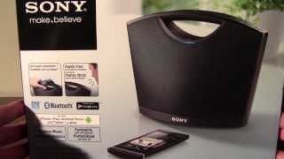 SONY BLUETOOTH SPEAKER SRSBTM8 UNBOXING AND DEMO [upl. by Medea]