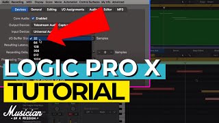 Logic Pro X Tutorial Everything You Need to Know [upl. by Eizus365]