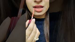 Try orangish pink matte gloss 💄viral orangishpink lipstick mattelipstick shortsvideo [upl. by Enyamart]