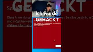 Ich wurde gehackt 💀💀 computervirus hacker hacks virus help pc noescape [upl. by Akinom]