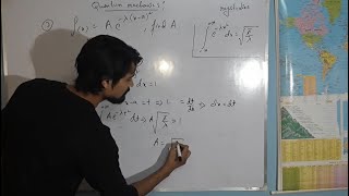 NUMERICAL ON NORMALIZATION OF WAVEFUNCTION LEC3 HINDI QUANTUM MECHANICS [upl. by Nirrak428]