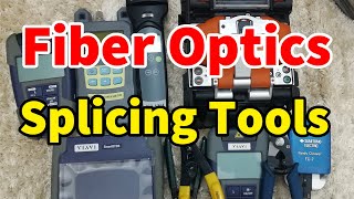 Fiber Optics Cable Splicing And Testing Tools  FOC Cable [upl. by Savannah117]