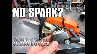 HOWTO Fix A Chainsaw With No Spark  Ignition Module Replacement [upl. by Rasecoiluj]