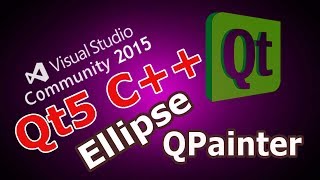 Qt5 C Drawing Ellipse QPainter QPen QBrush In Qt 26 [upl. by Eisset]