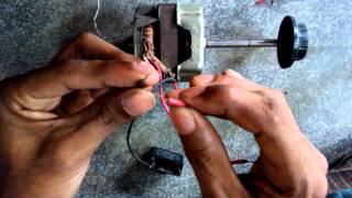 HOW TO MAKE A CAPACITOR OF FAN [upl. by Attalanta834]