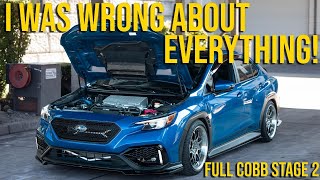 2023 Subaru WRX Goes Full Cobb Completely Changed my opinion on the New WRX [upl. by Udenihc]