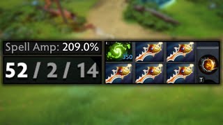 209 Spell Amp on Zeus in Dota 2 [upl. by Gavriella]