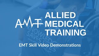 AMT Skill Demo BVM Ventilation of an Apneic Adult Patient [upl. by Ahseram]