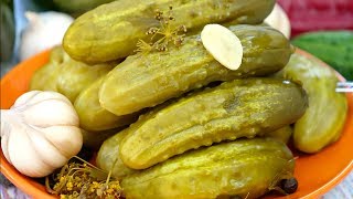 🥒КВАШЕНЫЕ солёные огурцы на зиму как из бочки 2 способа приготовления и хранения [upl. by Ilajna]