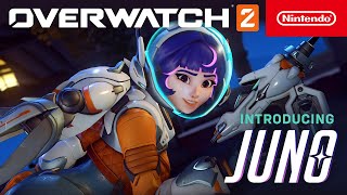 Juno – New Hero Trailer – Overwatch 2 – Nintendo Switch [upl. by Aicilyt]