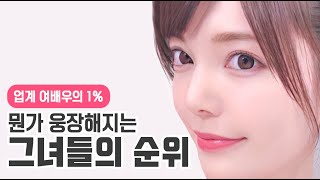 장신 JA 여배우 인기 순위 TOP 15 [upl. by Hanikehs]