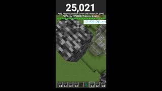 DAY11 Attacking Bedrock Golem Challenge until I reach 25000 Subscribers minecraft minecraftlive [upl. by Phyllida482]