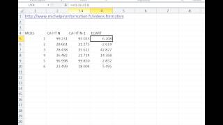 EXCEL FORMULES AVEC LC [upl. by Painter]