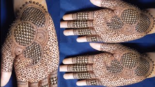 Front side mehndi designs full front hand mehndi designs mehndi design simple mehndi [upl. by Yecaw]