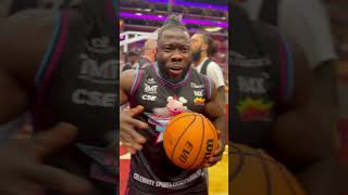 NDO CHAMP PRE CELEBRITY GAME INTERVIEW [upl. by Einiar]