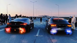 BMW M850i VS AUDI RS7 technologauto [upl. by Palumbo]