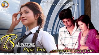 Bharosa Pyar Tera । Sahir Ali Bagga । School Love Story । Mk Album [upl. by Neelloj]