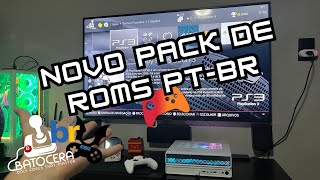 Novo Pack de ROMs PTBR  Batocera e Retrobat [upl. by Amol]