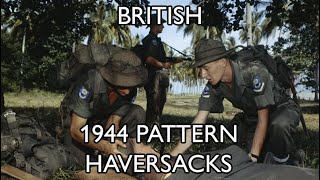 British 1944 Pattern Haversacks [upl. by Ehtyde]