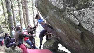 ‪Mello Boulder sector Bagni Ersaf  Mellolista  line 27b  climber Alexandra Balarikeva‬ [upl. by Candice838]