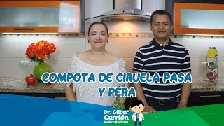 Compota de ciruela pasas y pera  Para el estreñimiento de tu bebé [upl. by Chrisoula400]