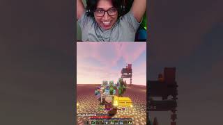 Esos Panas Todos Reunidos  minecraft minecraftoneblock minecraftshorts funnymoments comedia [upl. by Anertak95]