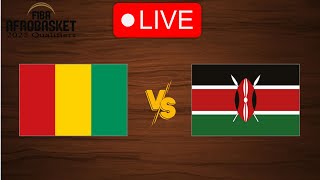 🔴 Live Guinea vs Kenya  FIBA Afrobasket 2025 Qualifiers  Live Play By Play Scoreboard [upl. by Nilved]