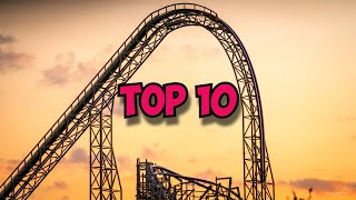 Top 10 Best Roller Coasters by RMC 2024 [upl. by Etyak947]