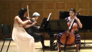 Brahms  Piano Trio 1 In B Op 8  2 Scherzo [upl. by Kolnick518]