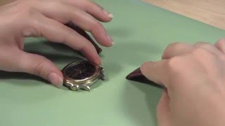 How to Change a Leather Watch Band in a Case without Holes [upl. by Lavotsirc]