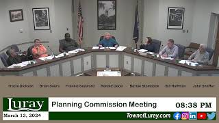 Town of Luray Planning Commission [upl. by Mazonson]