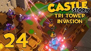 Castle Story Invasion on Tri Tower  Part 24  FINAL STAND [upl. by Bruis]