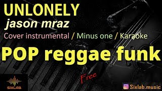 15 Pop reggae orchestra UNLONELY JASON MRAZ instrumental Cover Karaoke minus one [upl. by Burnett]