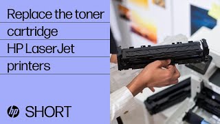 Replace the toner cartridge on HP LaserJet printers  HP Support [upl. by Mcclenaghan]