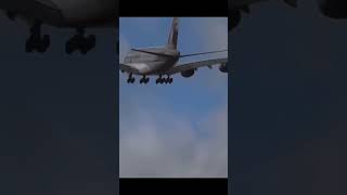 A380 FAILS LANDING 😱 WINDSHEAR GOAROUND 🌬️🌬️ BIG JET TV ORIGINALS shorts [upl. by Becker]