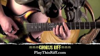 GWAR Guitar Lesson quotLet Us Slayquot and quotSalamanizerquot PlayThisRiffcommov [upl. by Anzovin]